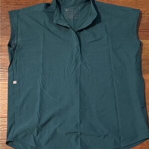 Figs Caribbean Blue FIONLITE Rafaela - Oversized Scrub Top.